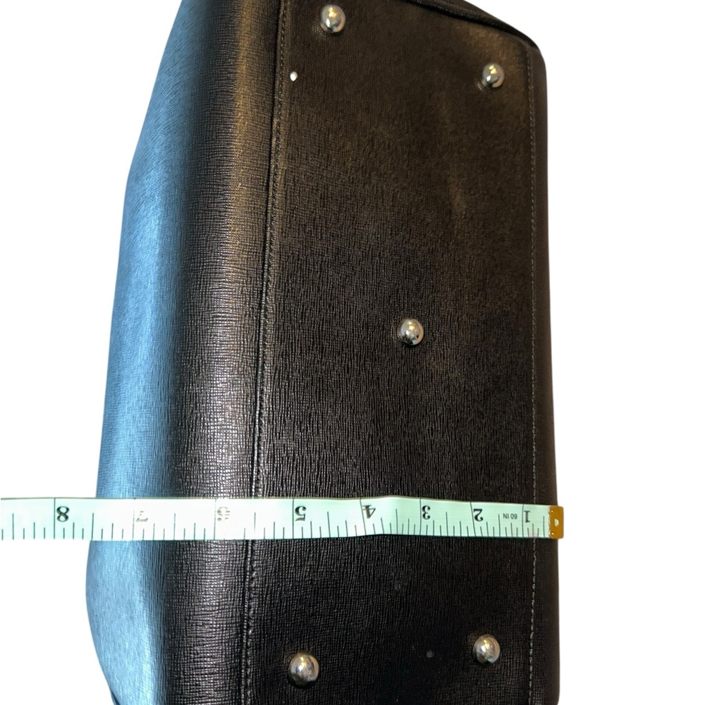 Furla Black Leather Satchel Bag - Picture 9 of 12